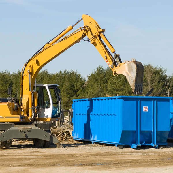 can i choose the location where the residential dumpster will be placed in Rose City MI